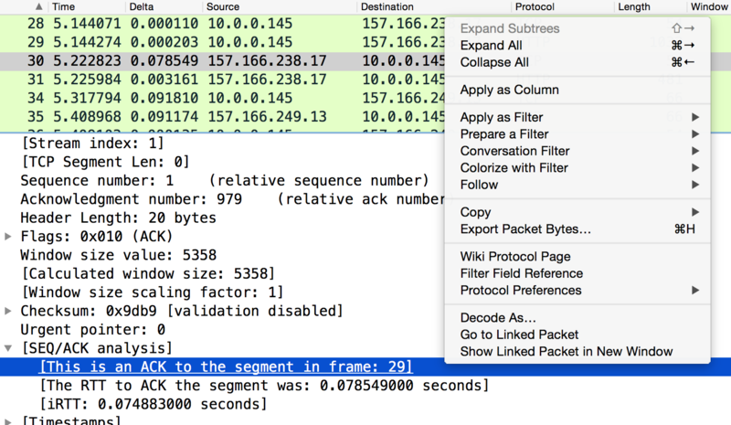 включитьколонку ACKfor
