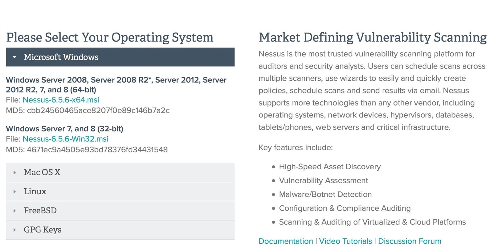Скачать Nessus Scanner бесплатно