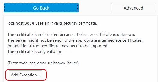 подключения Nessus по 8834 порту
