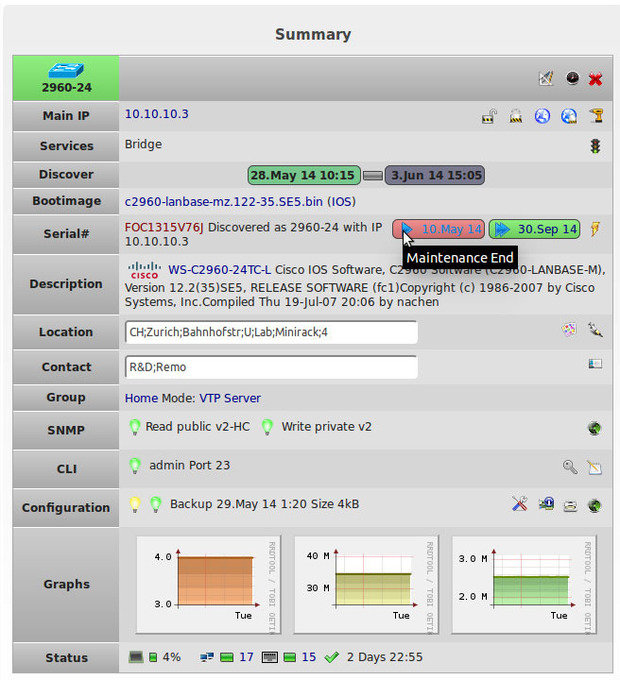 NeDi - мониторинг сети бесплатно