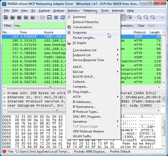 мы можем воспользоваться параметром Endpoints
