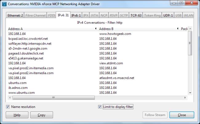 к каким сайтам был осуществлен доступ из вашей сети