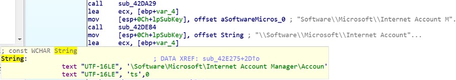 Кража учетных записей Microsoft Outlook