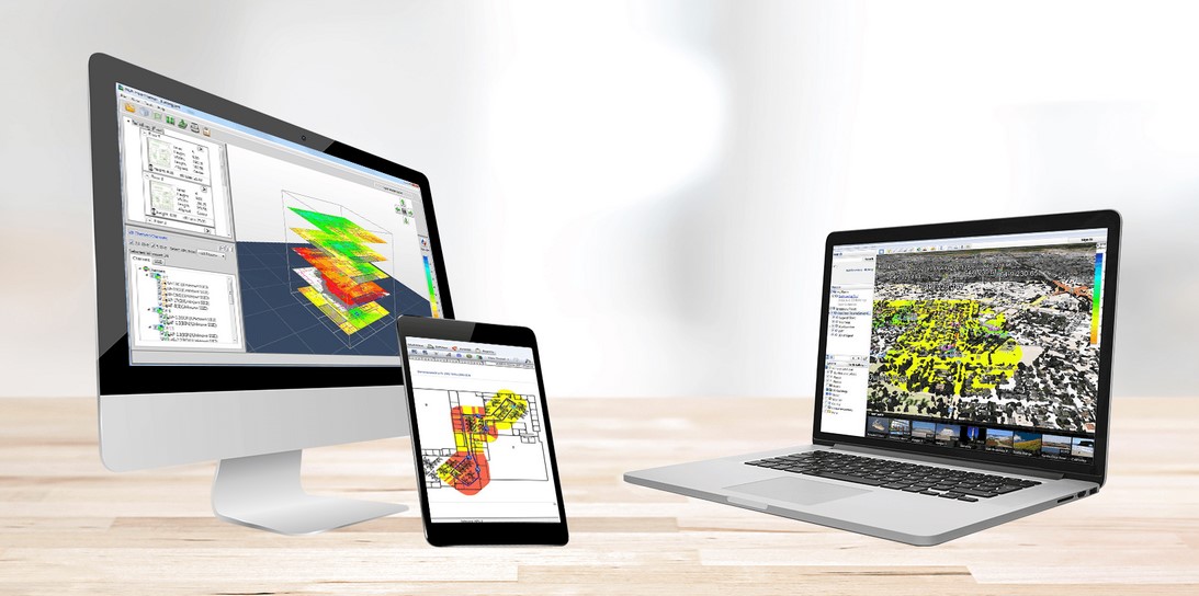 Измерения в сетях Wi-Fi при помощи APoS позволяют увидеть «послойные» карты покрытия помещений и получить более реальную картину распределения мощности сигнала на открытой местности.